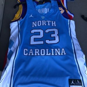 2 MJ North Carolina Tar Heel Jerseys Dri Fit